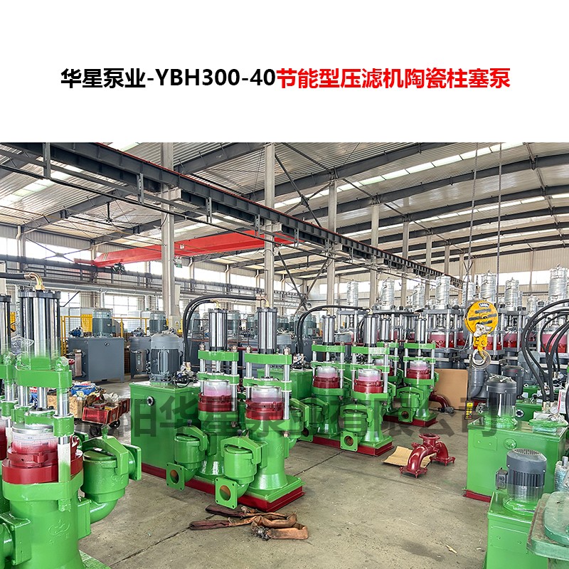 YBH300-40節(jié)能型壓濾機(jī)陶瓷柱塞泵